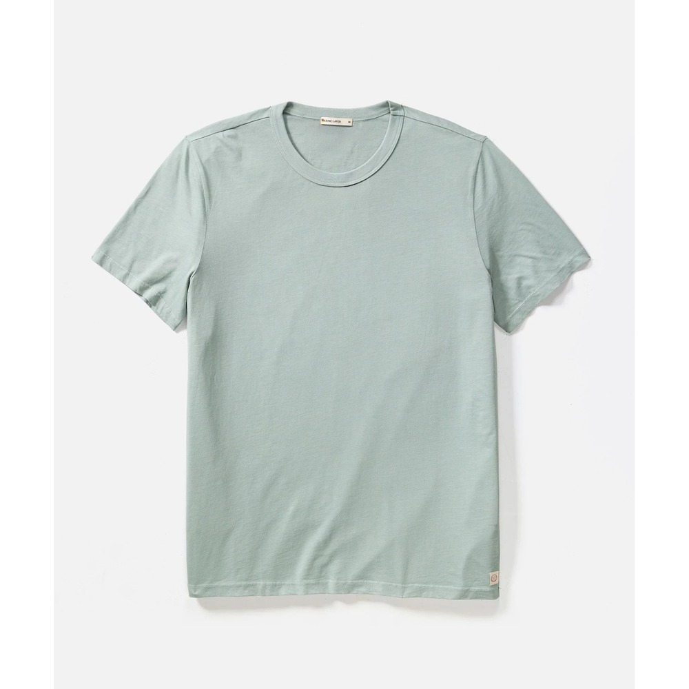 Marine Layer Signature Sea Change Crew‎ Tee Iceberg Green Size XL New With Tags
